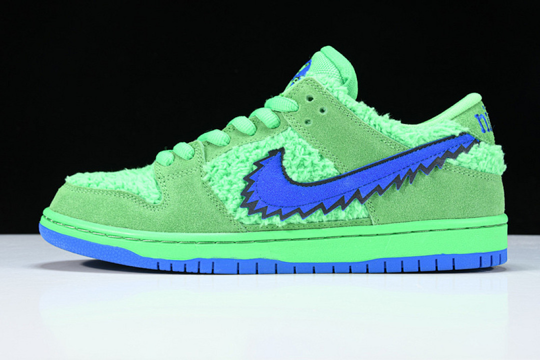 Nike GRATEFUL DEAD X SB DUNK LOW GREEN BEAR GREEN/BLUE · CJ5378-300, photo 1
