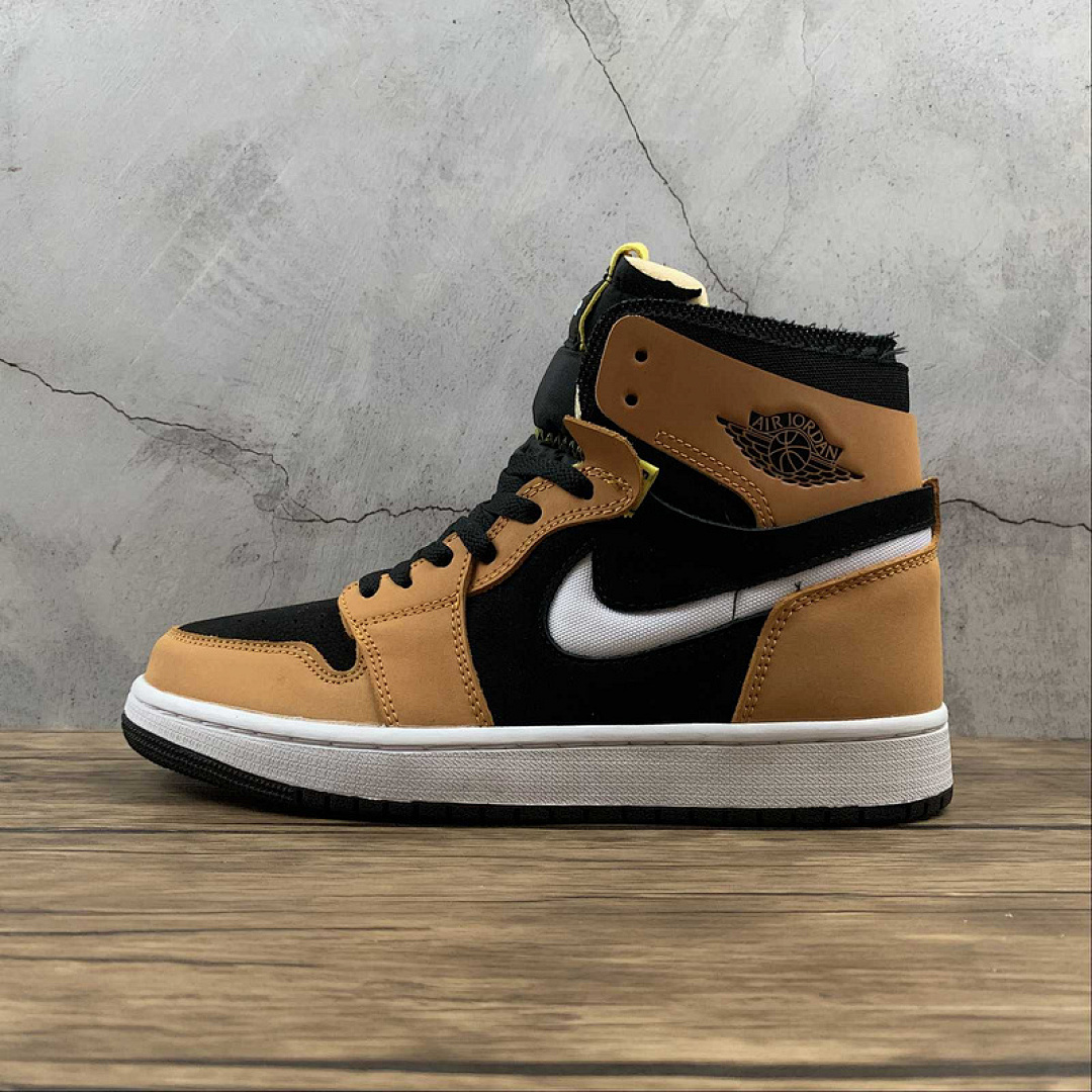 Jordan AIR Jordan 1 HIGH ZOOM COMFORT ROOKIE OF THE YEAR BLACK/WHITE/MONARCH · CT0978-002, photo 1