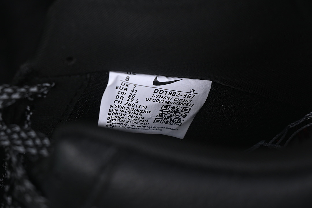 Nike [DD1982-367]-[AIR FORCE 1 07 LOW CASUAL SNEAKERS BLACK/WHITE]-[WOMAN:36-39]-[MAN:40-45] - Image 5