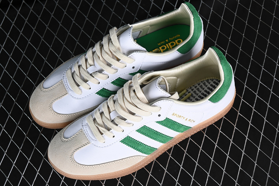 Adidas [HQ6075]-[ADIDAS SAMBA OG SPORTY&RICH WHITE/GREEN/BROWN]-[WOMAN:36-39]-[MAN:40-45] - Image 11