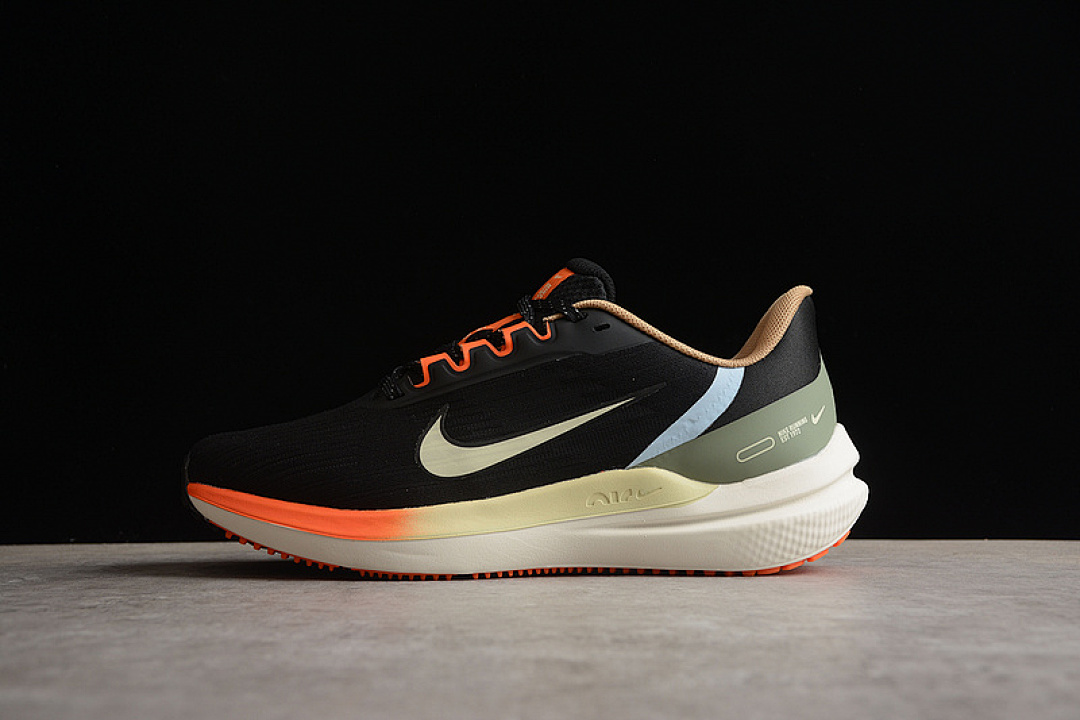 Unbranded [DX6040-071]-[AIR WINFLO 9 BLACK/ORANGE-BLUE]-[MAN:39-45], photo 1
