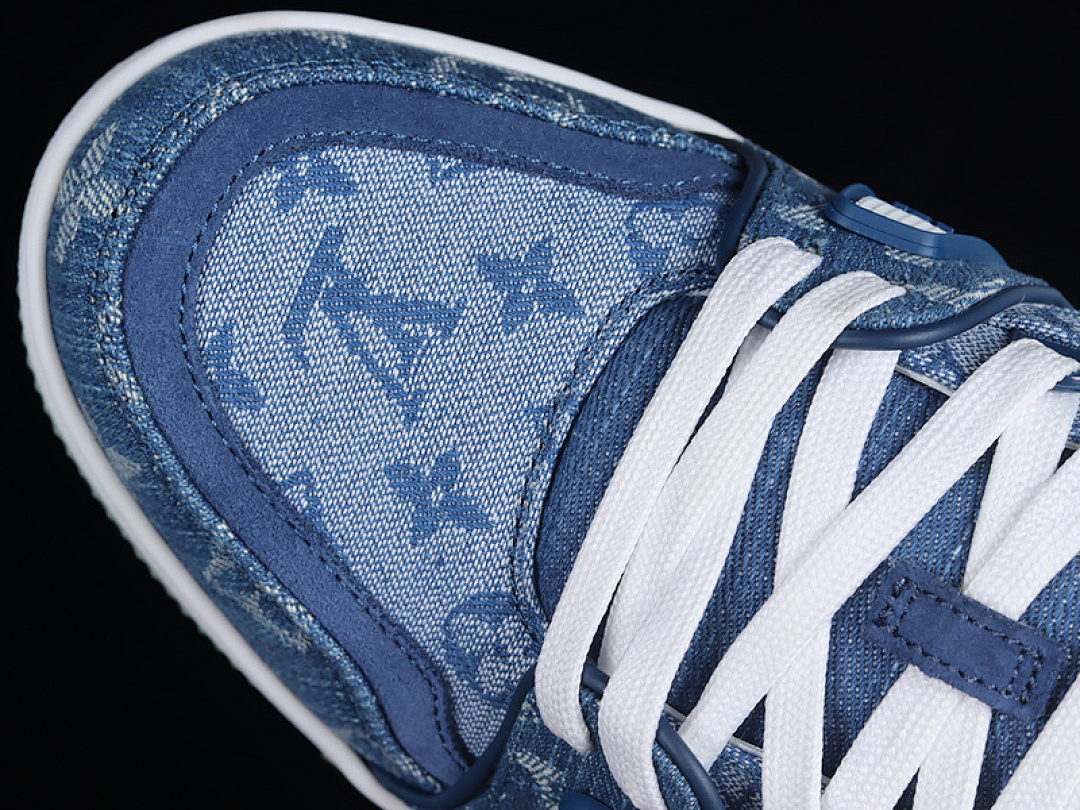 Louis Vuitton [L*V FASHION CATWALK SNEAKERS NAVY BLUE/WHITE/GREEN]-[MAN:38-46] - Image 7