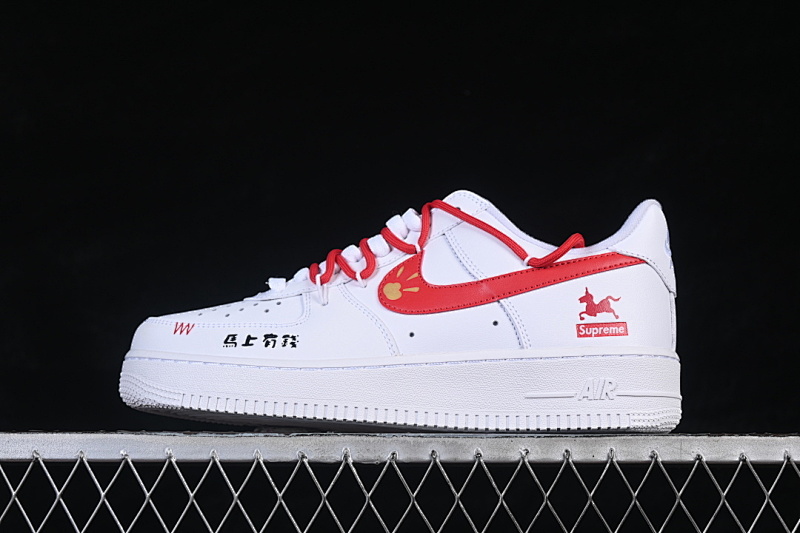 Nike Nike AIR FORCE 1 07 LOW WHITE/RED/WHITE · CZ0270-102, photo 1
