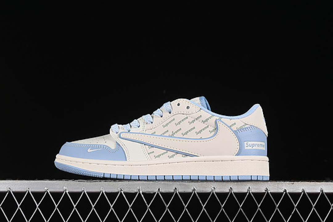 Jordan TRAVIS SCOTT X FRAGMENT DESIGN AIR Jordan 1 LOW OG SP WHITE/BLUE · XY2688-116, photo 1
