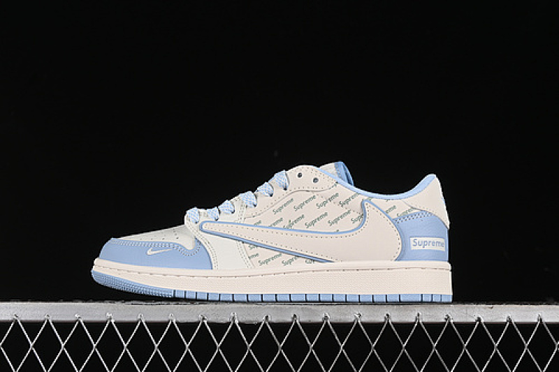 Jordan TRAVIS SCOTT X FRAGMENT DESIGN AIR Jordan 1 LOW OG SP WHITE/BLUE · XY2688-116, photo 1