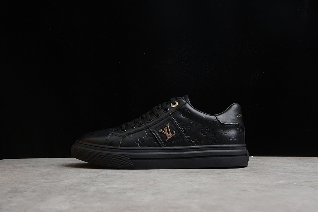 Louis Vuitton Louis Vuitton [L*V TIME OUT SNEAKERS BLACK/BLACK/BLACK]-[MAN:38-44], photo 1