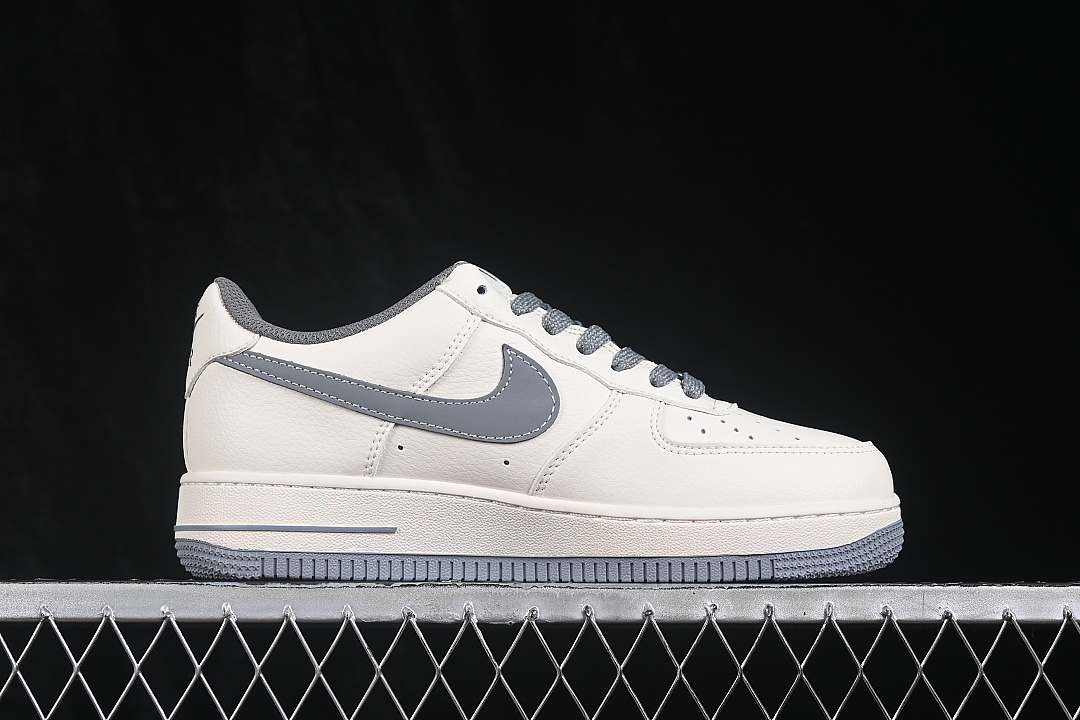 Nike [JP8028-074]-[AIR FORCE 1 07 LOW CASUAL SNEAKERS WHITE/GREY/WHITE]-[WOMAN:36-39]-[MAN:40-45] - Image 16
