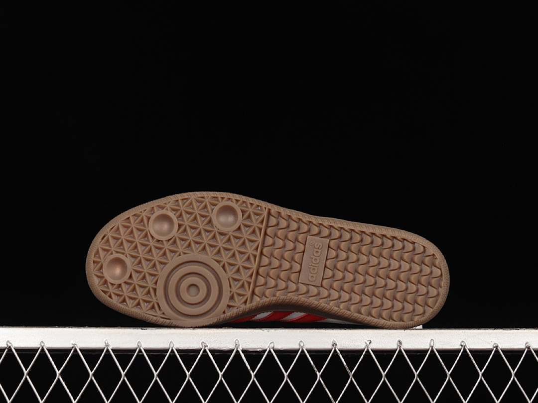 Adidas [B44628]-[SAMBA VEGAN OG FOOTWEAR WHITE/SCARLET/GUM]-[WOMAN:36-39]-[MAN:40-45] - Image 14