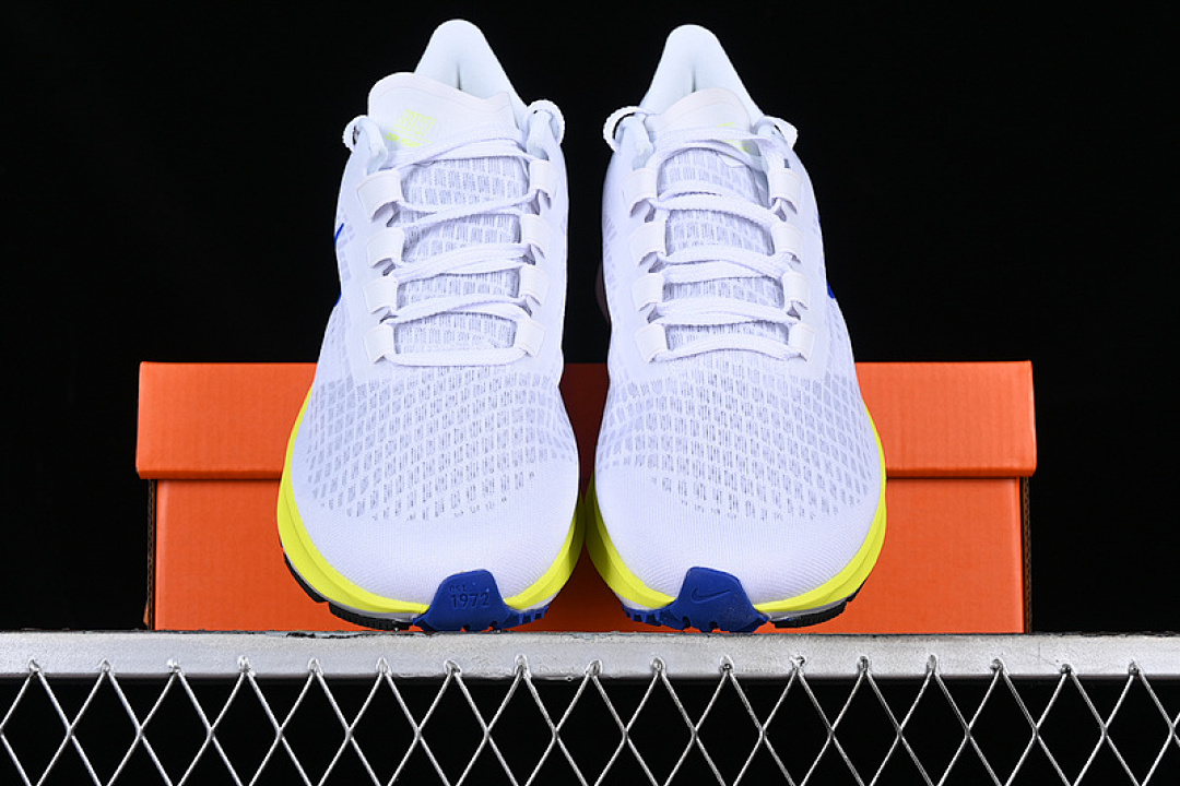 Nike [BQ9646-102]-[AIR ZOOM PEGASUS 37 WHITE/BLUE/YELLOW/GREY]-[MAN:39-46] - Image 13