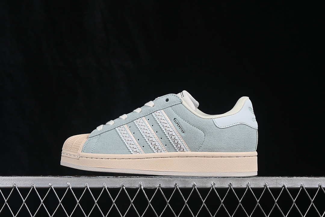 Unbranded [LC0468]-[SUPERSTAR II SHELL TOE CASUAL SNEAKERS LIGHT BLUE/BLUE]-[WOMAN:35-39]-[MAN:40-45], photo 1