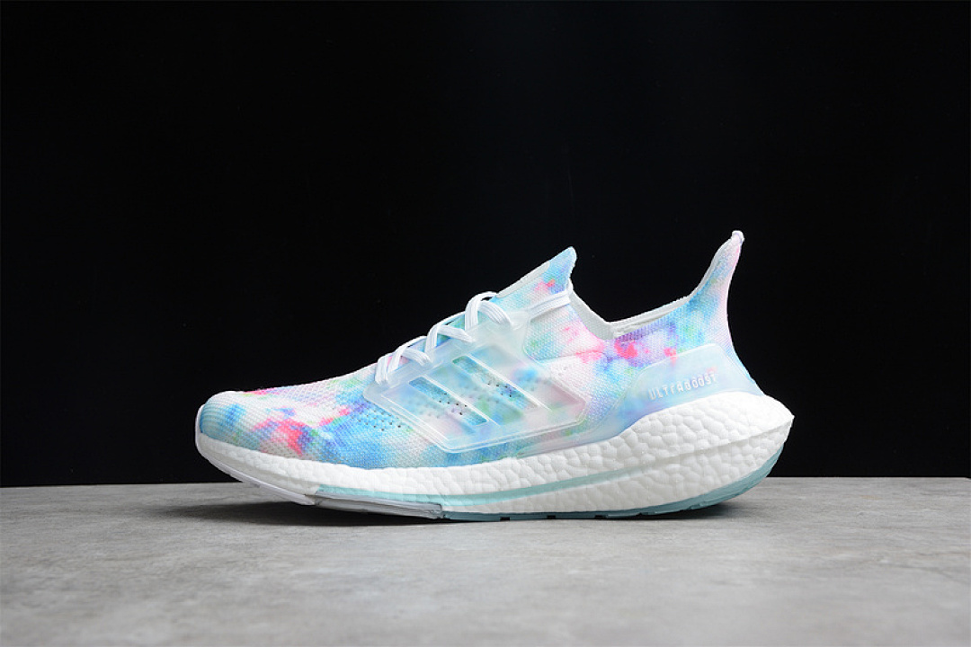 Unbranded [GZ7104]-[ULTRABOOST 21 TIE-DYE SHOES CLOUD WHITE/CLOUD WHITE/MINT TON]-[WOMAN:36-39]-[40-45], photo 1