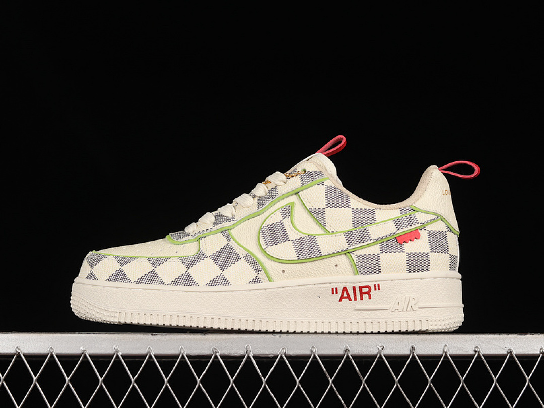 Nike [1A9V8H]-[AIR FORCE 1 LOW 07 X L*V WHITE/BLACK/GREEN]-[WOMAN:36-39]-[MAN:40-45], photo 1