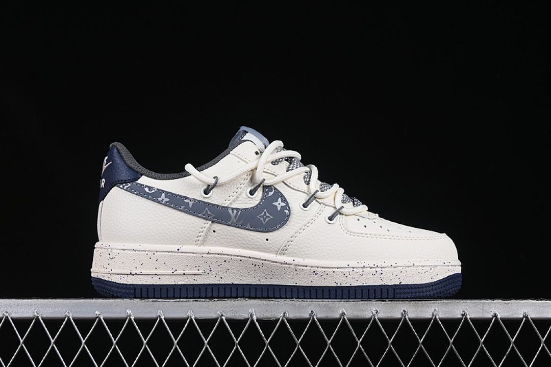 Nike [DM6868-066]-[AIR FORCE 1 07 LOW LV WHITE/GREY/BLUE]-[WOMAN:36-39]-[MAN:40-45] - Image 16