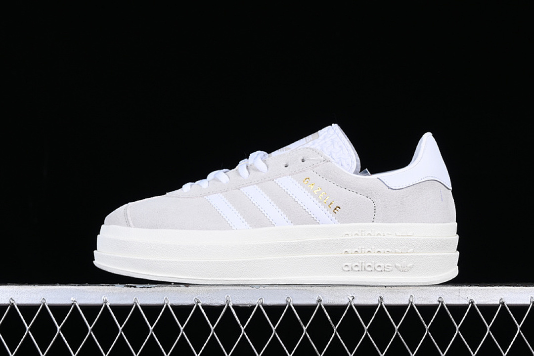 Adidas [HQ6893]-[ADIDAS WMNS GAZELLE BOLD GREY TWO/CLOUD WHITE/CORE WHITE]-[WOMAN:36-40], photo 1
