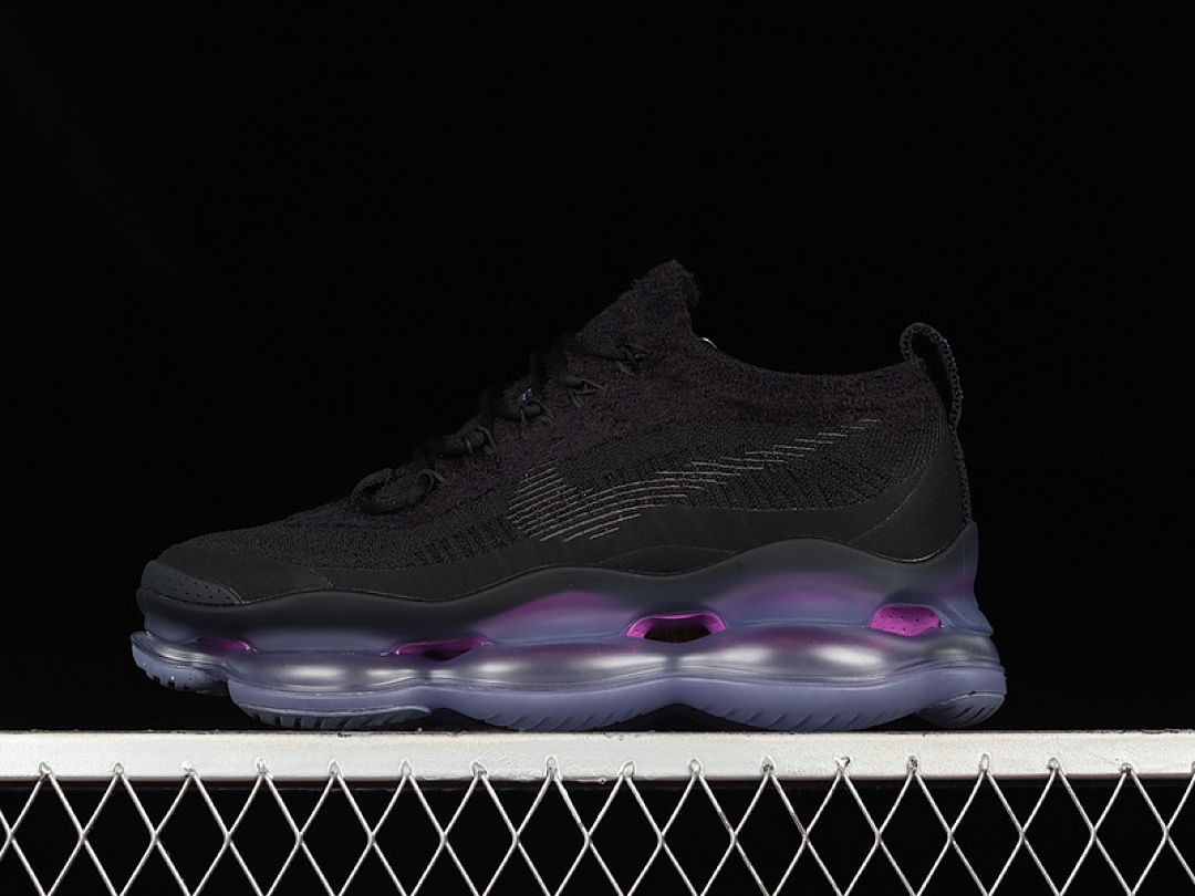 Purple Nike AIR MAX SCORPION BLACK/BLACK/PURPLE · DR0888-001, photo 1