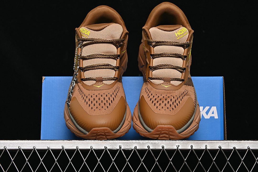 Hoka [1141610 HYW]-[HOKA SKYLINE-FLOAT X BROWN/YELLOW]-[WOMAN:36-39]-[MAN:40-45] - Image 13