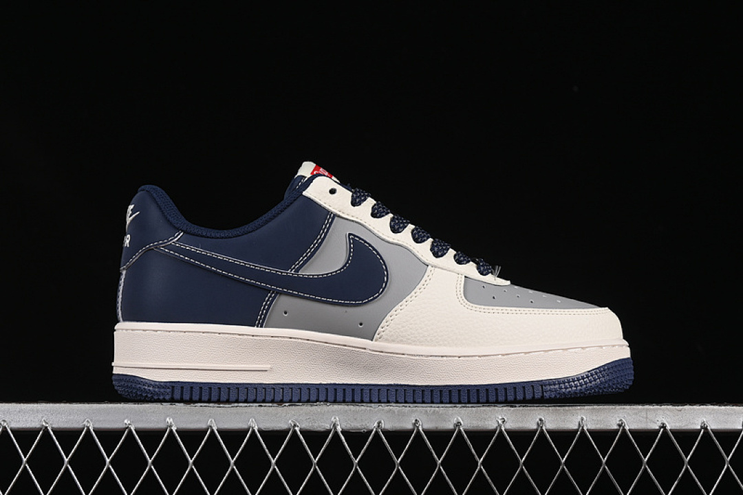 Nike [HH7518-054]-[AIR FORCE 1 07 LOW SUPREME WHITE/GREY/BLUE]-[WOMAN:36-39]-[MAN:40-45] - Image 16