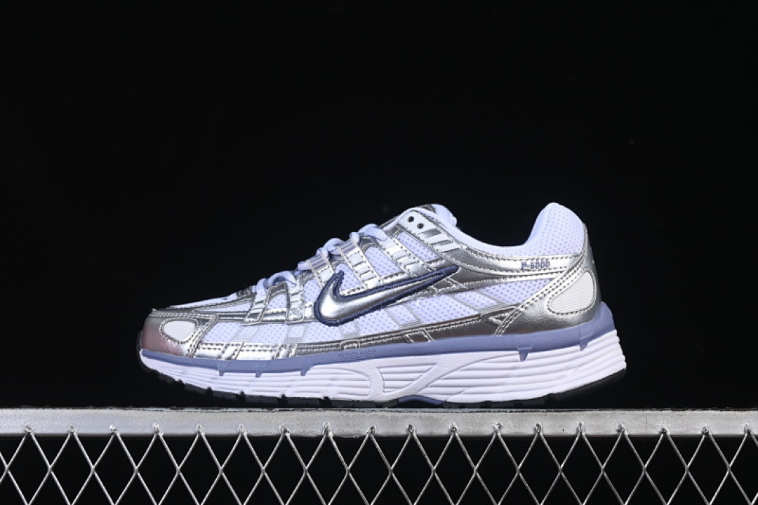 Nike [BV1021-014]-[P-6000 METALLIC SILVER/WHITE/BLACK/WORLD INDIGO]-[WOMAN:36-39]-[MAN:40], photo 1