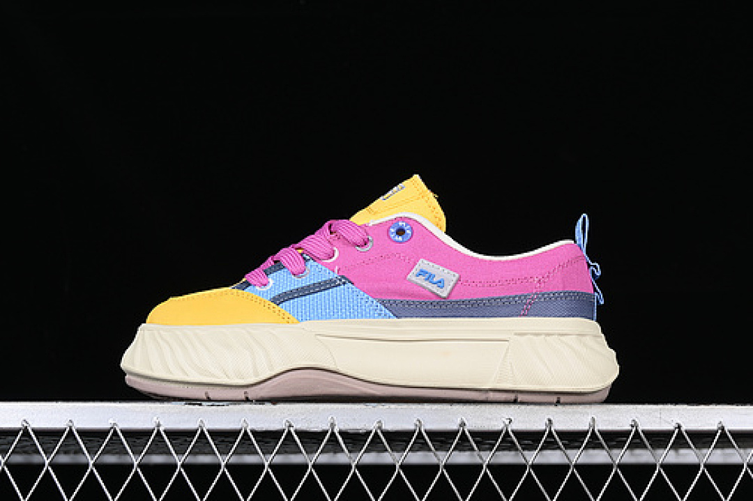 Fila [F12W322301FRL]-[FILA FUSION NON SLIP RETRO ESPADRILLES BEIGE/YELLOW/BLUE/PINK], photo 1