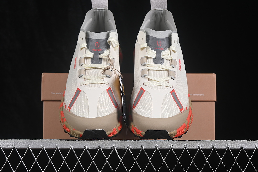 Norda [001 DYNEEMA ANTI SLIP CASUAL RUNNING SHOES WHITE/GREY/RED]-[WOMAN:36-39]-[MAN:40-45] - Image 13