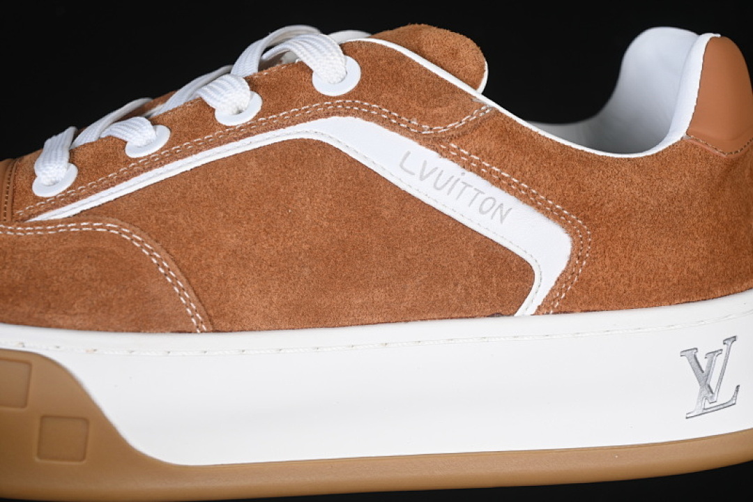 Louis Vuitton [LOUIS VUITTON SKATE SNEAKER CLASSIC 2025SS BROWN/WHITE]-[MAN:39-45] - Image 8