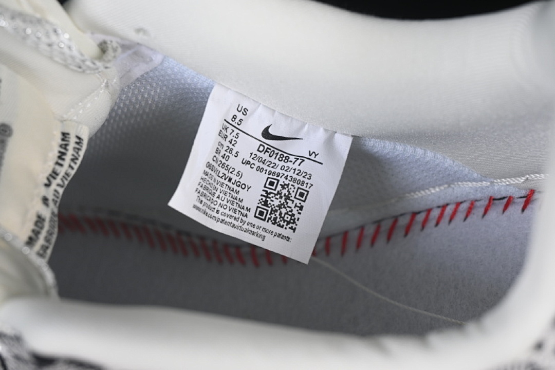 Nike [DF0188-077]-[AIR FORCE 1 07 LOW LV WHITE/GREY/BLACK]-[WOMAN:36-39]-[MAN:40-45] - Image 6