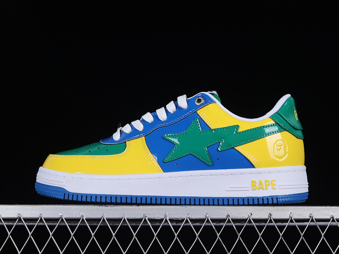 Bape [1180191004]-[HUMAN MADE BAPE STA SK8 TO NIGO BLUE/GREEN/YELLOW-WHITE]-[WOMAN:36-39], photo 1