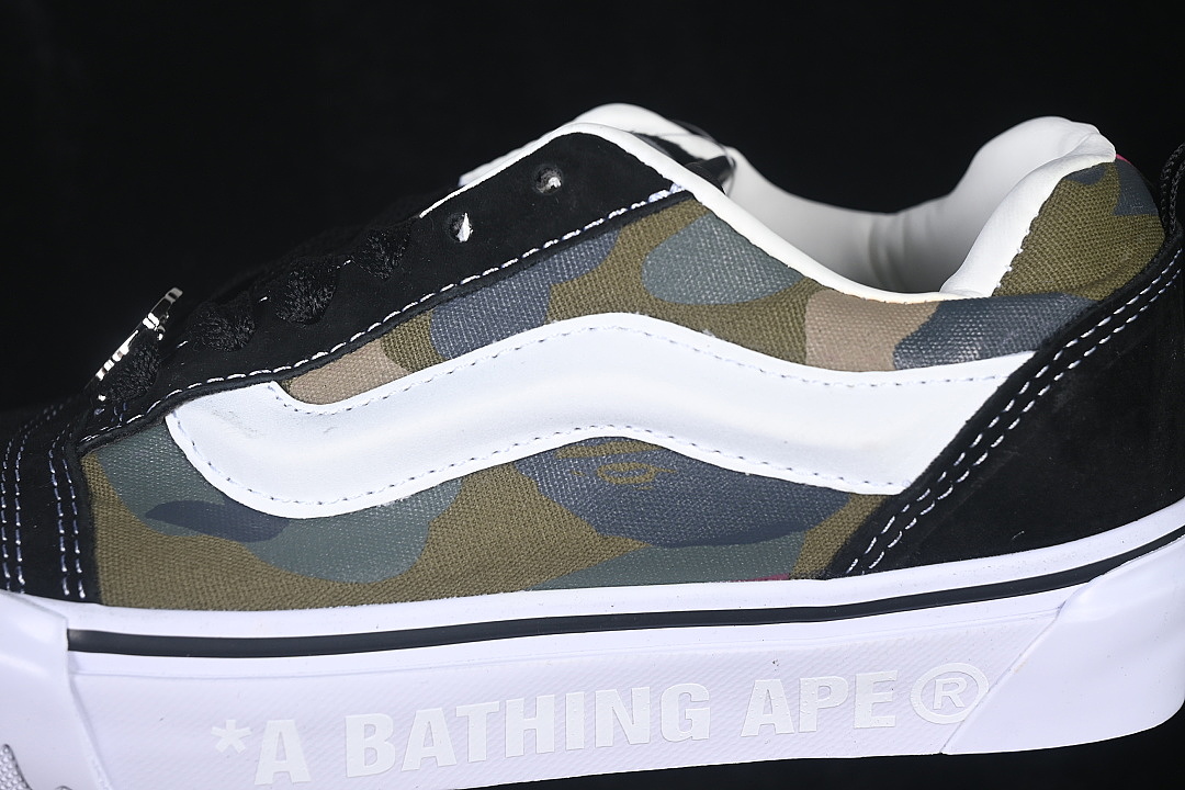 Bape [VN000Z3929B]-[BAPE X LX KNU SKOOL TB CASUAL SKATE SHOES GREY/BLACK]-[WOMAN:35-39]-[MAN:40-44] - Image 6