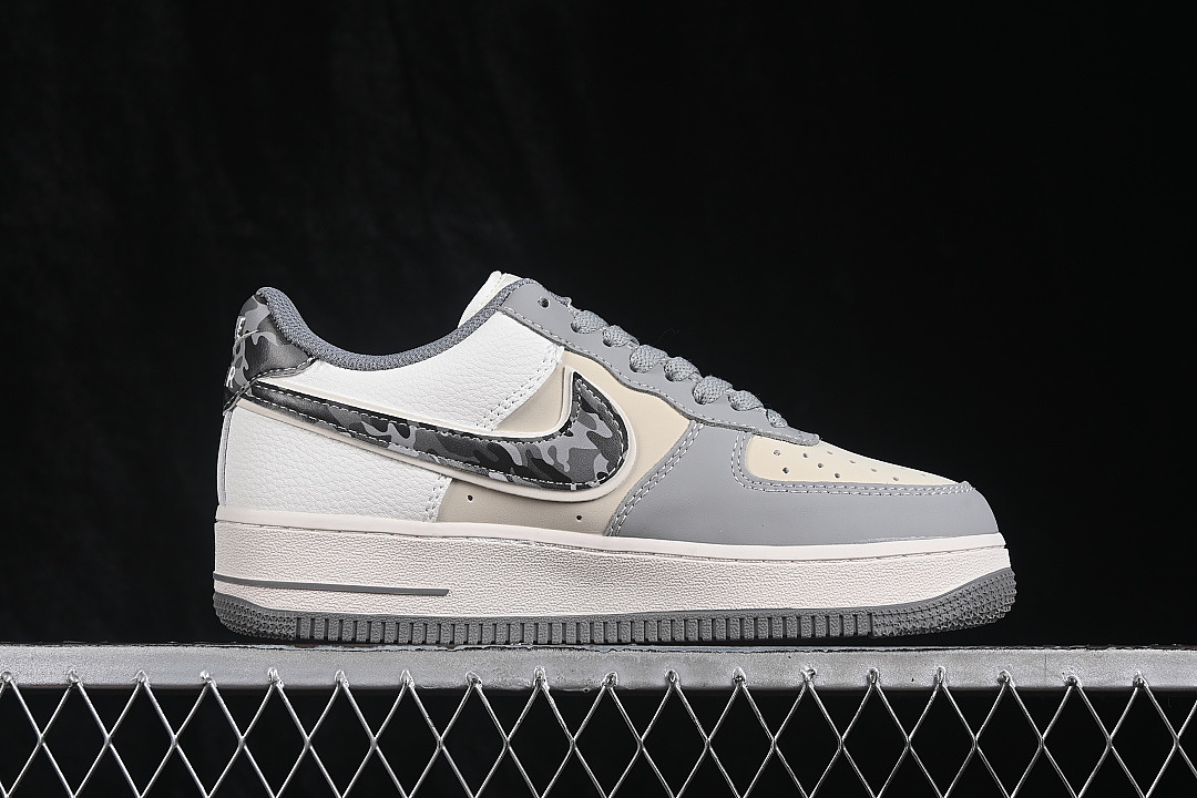 Nike [LF6688-006]-[AIR FORCE 1 07 LOW CASUAL SNEAKERS LIGHT GRAY/WHITE]-[WOMAN:36-39]-[MAN:40-45] - Image 15