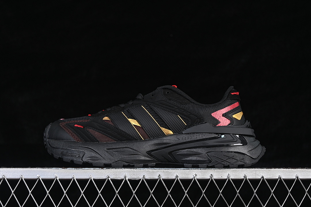 Unbranded [KI1856]-[STORM EDGE BREATHABLE CASUAL SHOES BLACK/RED/GOLDEN]-[WOMAN:35-39]-[MAN:40-45], photo 1