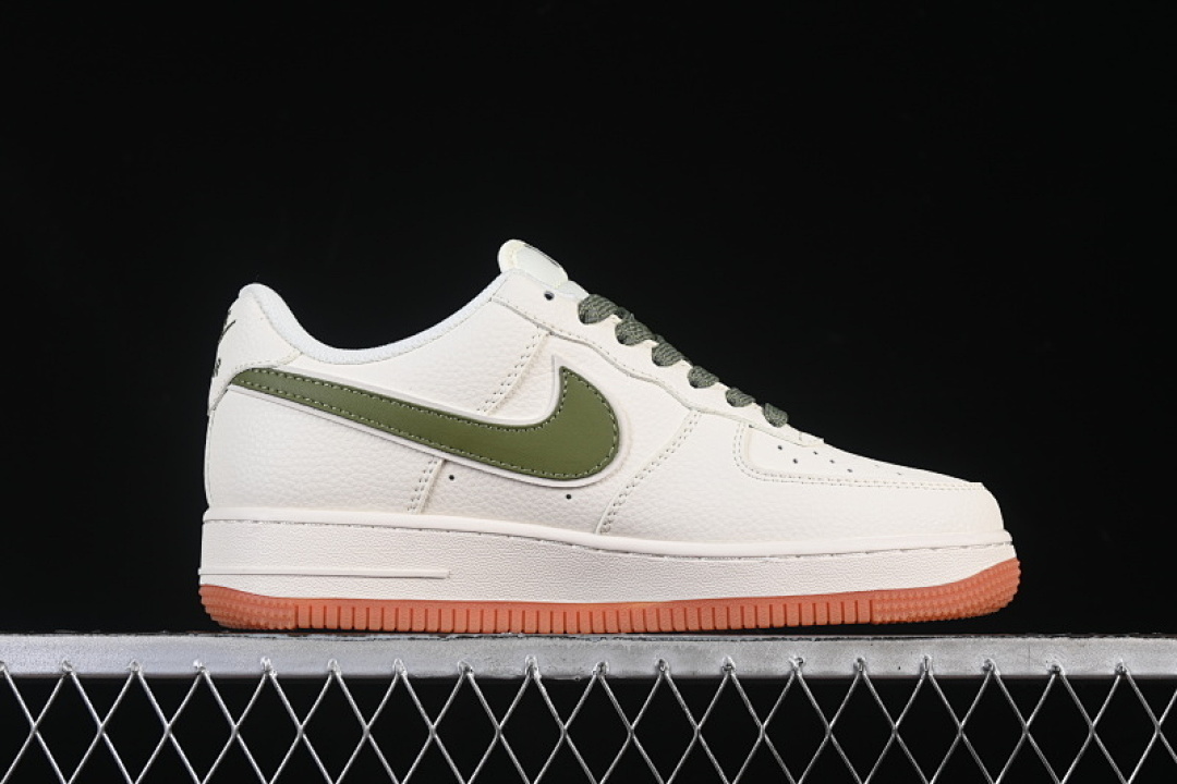 Nike [XX3168-127]-[AIR FORCE 1 07 LOW CASUAL SNEAKERS GREEN/WHITE/ORANGE]-[WOMAN:36-39]-[MAN:40-45] - Image 15