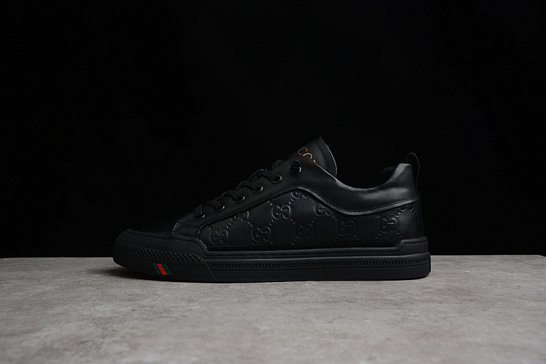 Unbranded [GU*CCI SCREENER GG LOW-TOP SNEAKER BLACK/WHITE/BLACK]-[MAN:38-44], photo 1