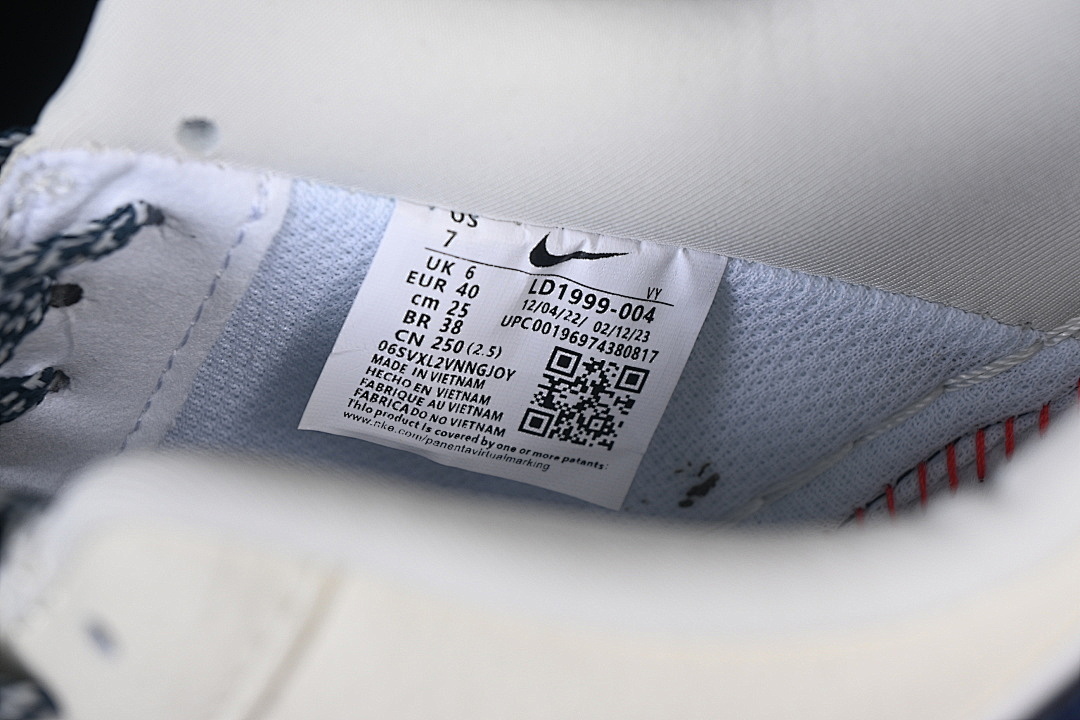 Nike [LD1999-004]-[AIR FORCE 1 07 LOW WHITE/BLUE/WHITE]-[WOMAN:36-39]-[MAN:40-45] - Image 6