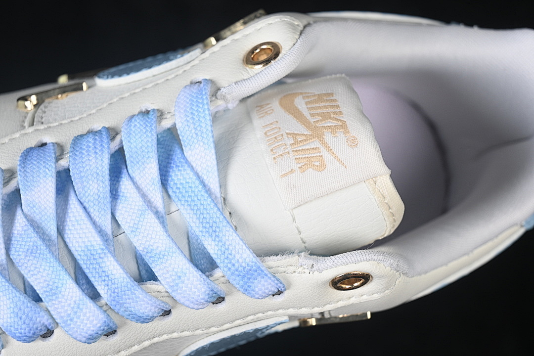 Nike [FV3654-311]-[AIR FORCE 1 07 LOW CASUAL SNEAKERS WHITE/BLUE/WHITE]-[WOMAN:36-39]-[MAN:40-45] - Image 9