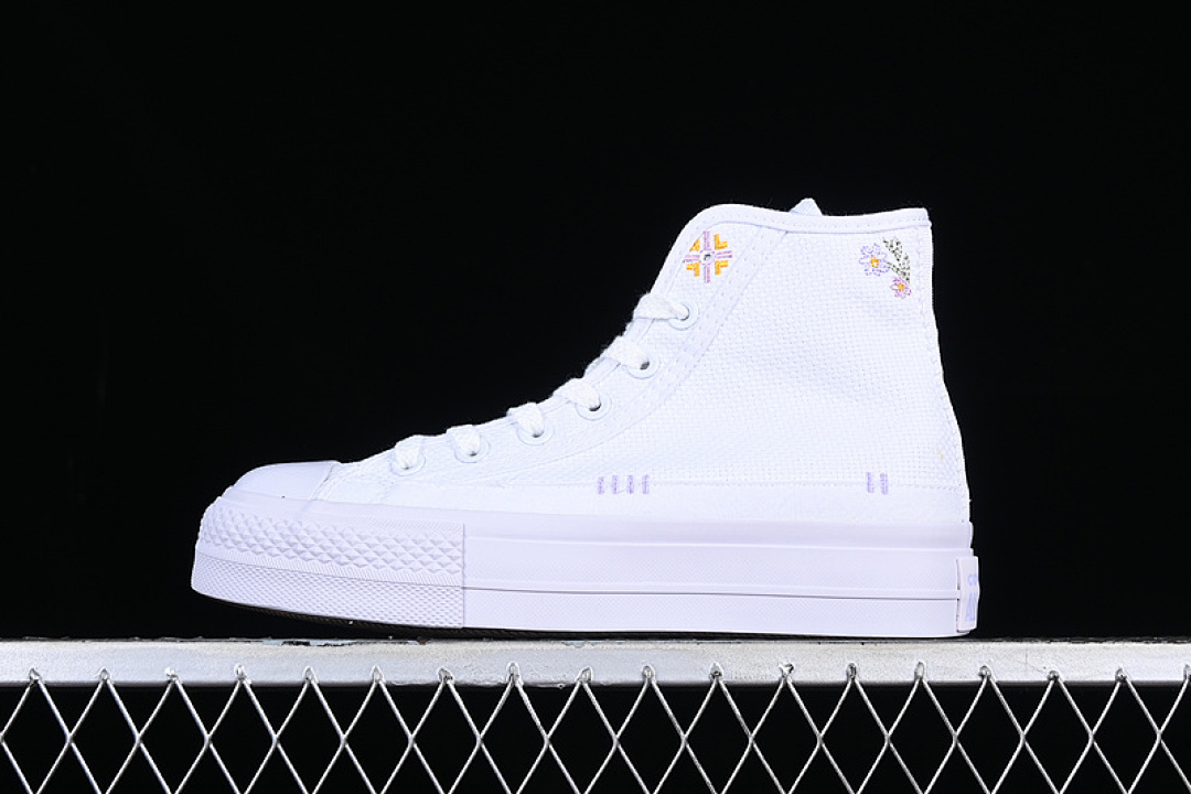 Converse [A05068C]-[CONVERSE ALL STAR CHUCK TAYLOR PLATFORM HIGH AUTUMN WHITE/MOONSTONE VIOLET/MOUSE], photo 1
