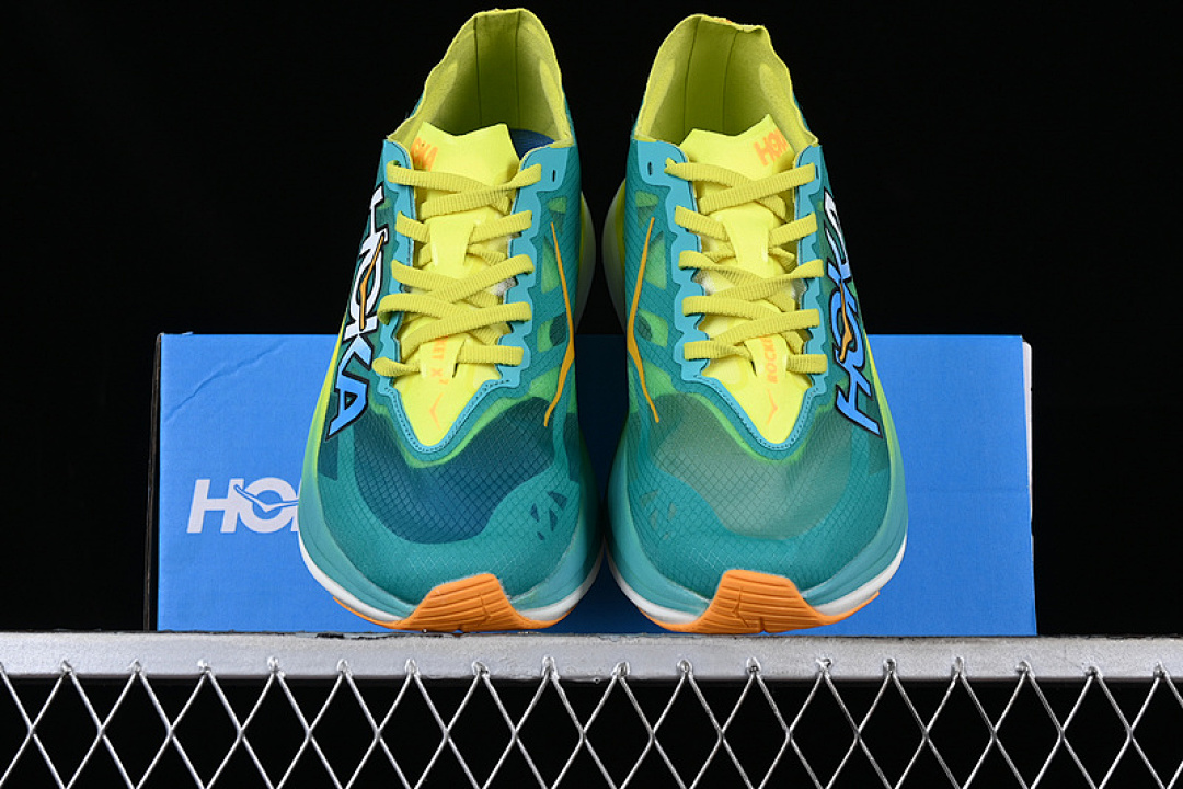 Hoka [1127927 CEPR]-[HOKA ONE ROCKET X 2 WHITE/GREEN/YELLOW]-[WOMAN:36-39]-[MAN:40-44] - Image 13