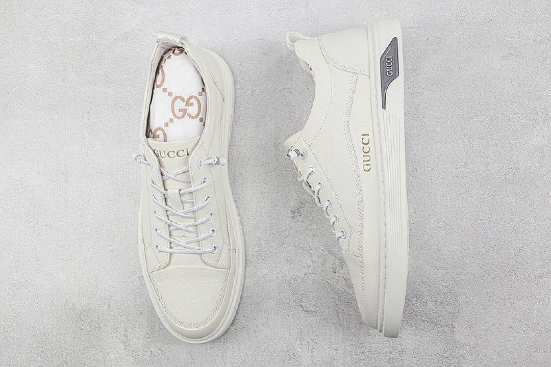 Gucci [GU*CCI SCREENER GG HIGH-TOP SNEAKER WHITE/WHITE/WHITE]-[MAN:38-44] - Image 3