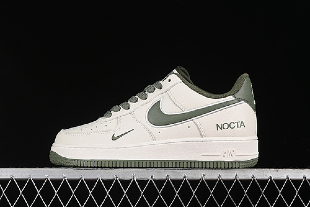 Nike [NO0224-027]-[NOCTA AIR FORCE 1 07 LOW OFF WHITE/GREEN]-[WOMAN:36-39]-[MAN:40-45], photo 1