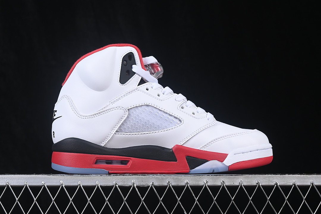 Unbranded [HQ7978-101]-[AIR JORDAN 5 RETRO AJ5 BASKETBALL SHOES WHITE/RED]-[WOMAN:36-39]-[MAN:40-49] - Image 15