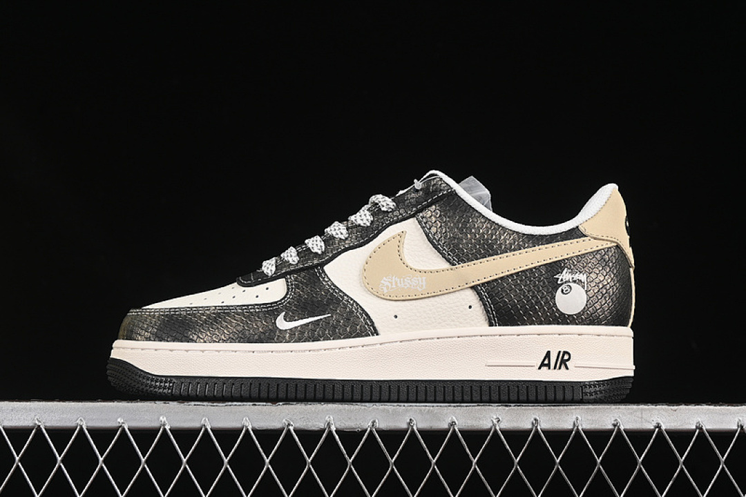 Nike [XS1958-556]-[AIR FORCE 1 07 LOW WHITE/GREY/BLACK/BEIGE]-[WOMAN:36-39]-[MAN:40-45] - Image 16