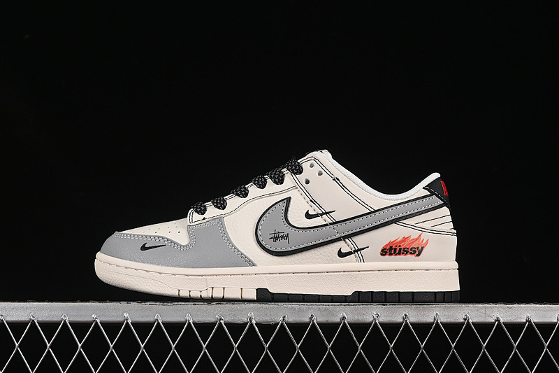 Nike SB DUNK LOW WHITE/GREY/BLACK · ZH2598-227, photo 1