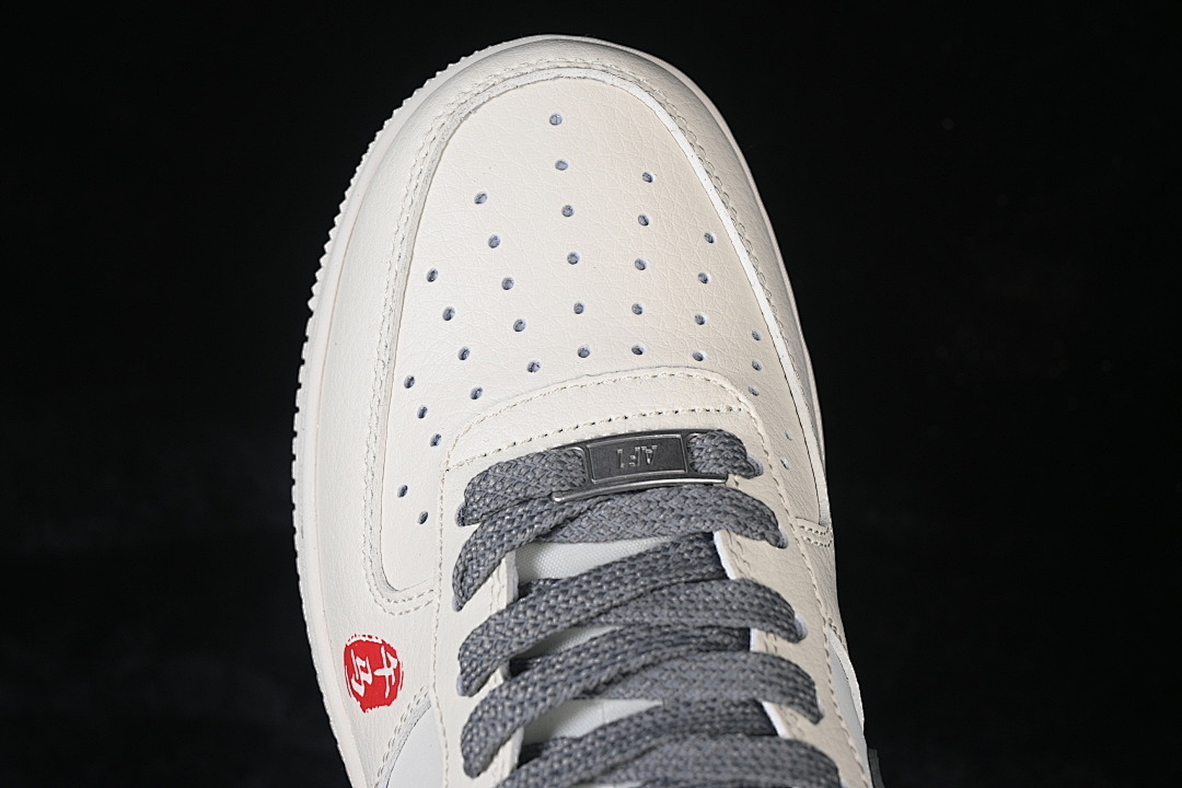Nike [MZ9588-822]-[AIR FORCE 1 07 LOW WHITE/GREY/RED]-[WOMAN:36-39]-[MAN:40-45] - Image 10