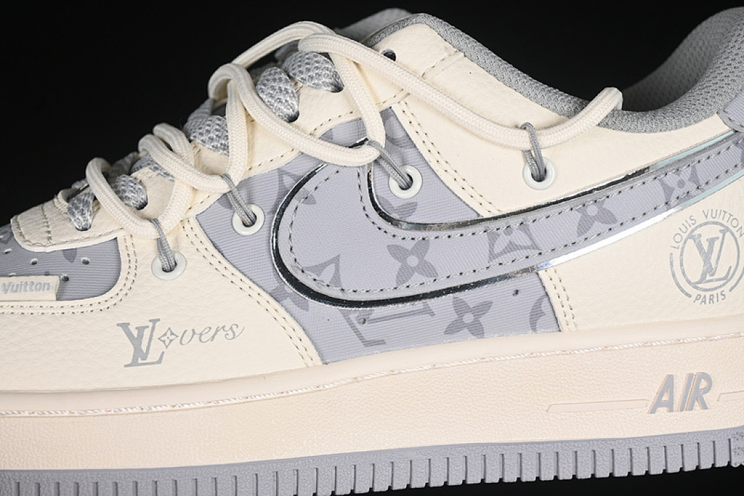 Nike [DM6868-062]-[AIR FORCE 1 07 LOW LV WHITE/GREY]-[WOMAN:36-39]-[MAN:40-45] - Image 8