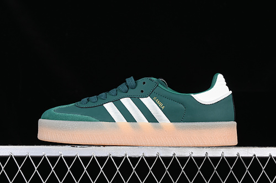 Adidas Adidas SAMBA VEGAN WHITE/GREEN/BROWN · IF1835, photo 1