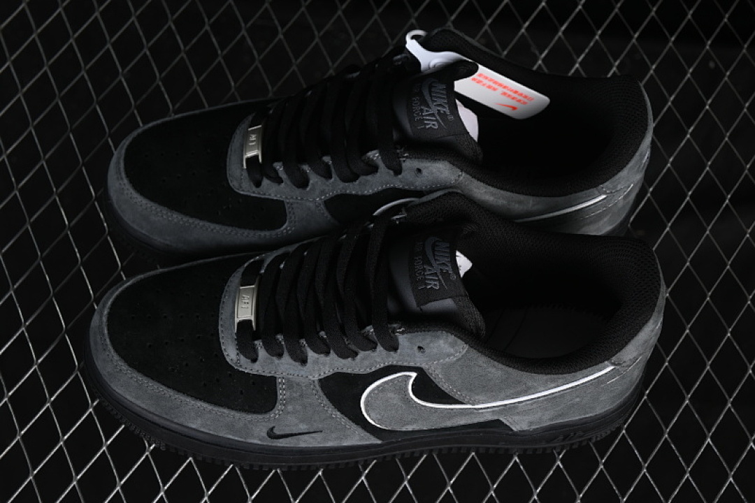 Nike [ZH0316-133]-[AIR FORCE 1 07 LOW GREY/BLACK]-[WOMAN:36-39]-[MAN:40-45] - Image 11