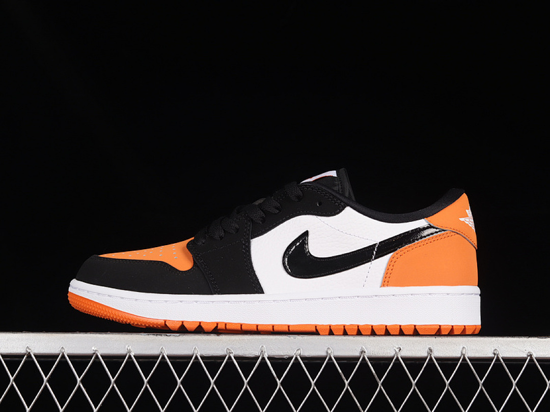 Jordan [DD9315-800]-[AIR JORDAN 1 LOW GOLF SHATTERED BACKBOARD BLACK/ORANGE/WHITE]-[UNISEX:35.5-46], photo 1