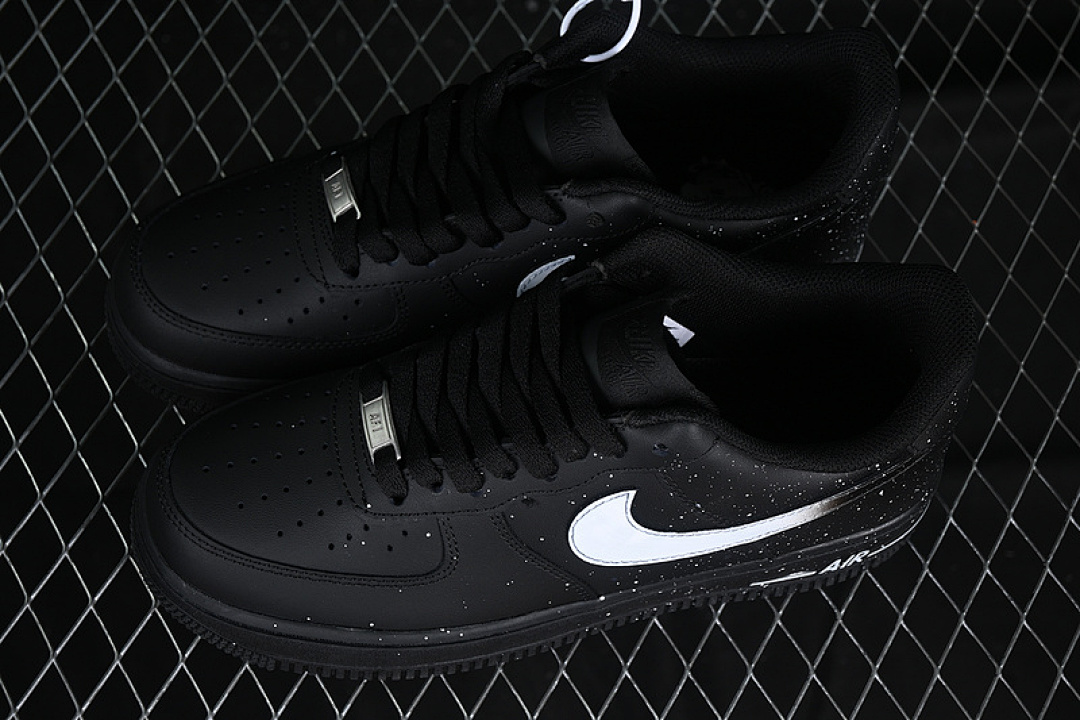 Nike [ZH0316-046]-[AIR FORCE 1 07 LOW BLACK/WHITE]-[WOMAN:36-39]-[MAN:40-45] - Image 11