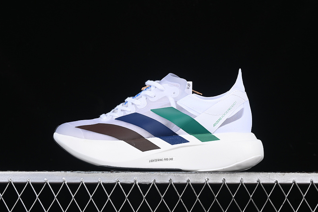 Adidas [JQ3642]-[PHARRELL X ADIZERO ADIOS PRO EVO 1 SEMI LUCID BLUE/PRELOVED BROWN/SEMI COURT (GREEN]), photo 1