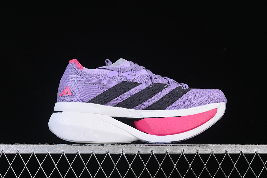Adidas [JQ2801]-[PRIME X 3.0 STRUNG COMFORTABLE SHOES BLACK/PURPLE/PINK]-[WOMAN:36-39]-[MAN:40-45] - Image 15