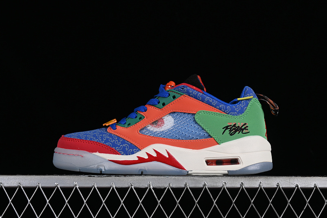 Jordan [DR6287-486]-[AIR JORDAN 5 LOW DOERNBECHER HYPER ROYAL/SAFETY ORANGE/UNIVERSITY RED]-[36-47.5], photo 1